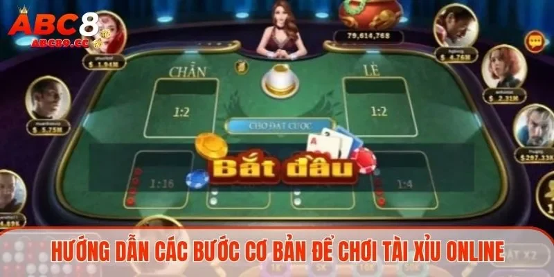 Hướng dẫn các bước cơ bản để chơi tài xỉu online